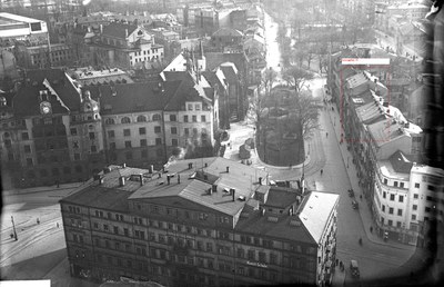 Georgplatz Blick vom Rathausturm
