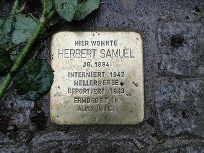 Stolperstein Herbert Samuel