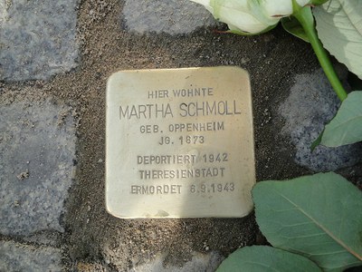 Stolperstein Martha Schmoll