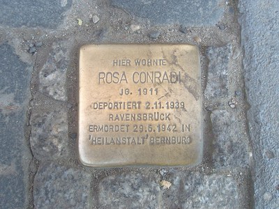 Stolperstein Rosa Conradi